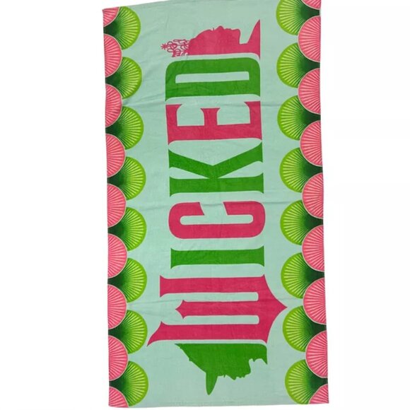 Wicked Towel 64"Lx34"W Wicked Movie Beach Towel Pool Towel Bath Towel 100%Cotton - Picture 10 of 10